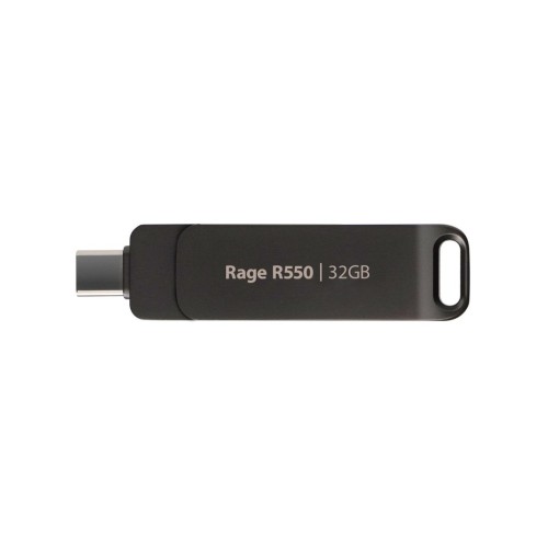 Patriot Rage R550 32GB Dual USB A+C, Alu, 100MBs