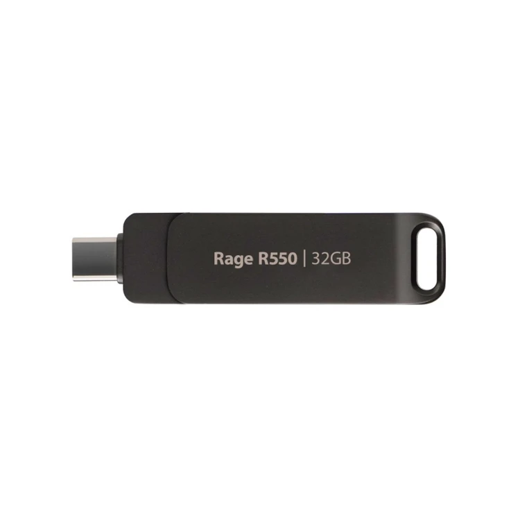 Patriot Rage R550 32GB Dual USB A+C, Alu, 100MBs