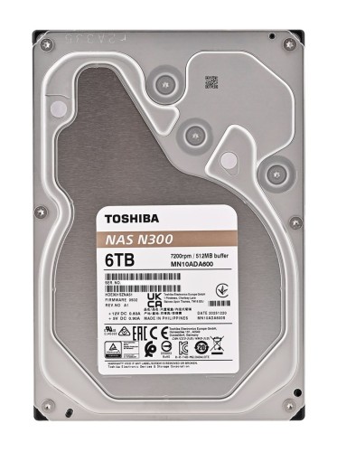 HDD Toshiba N300 6TB 3,5" SATA MN10ADA600S BULK