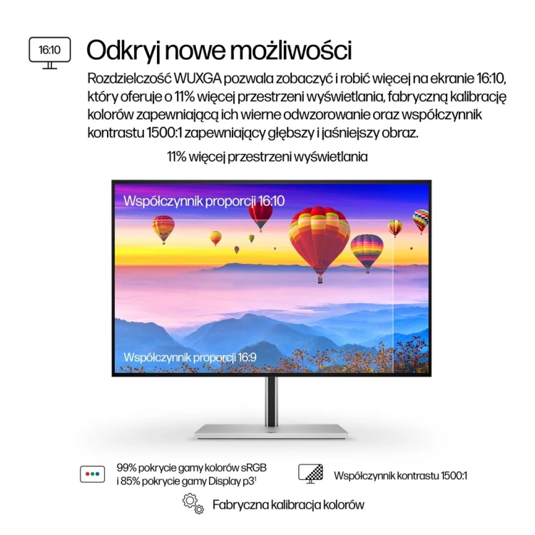 MONITOR HP LED 24”S7 Pro 724pu (8Y2F7AA) 100Hz