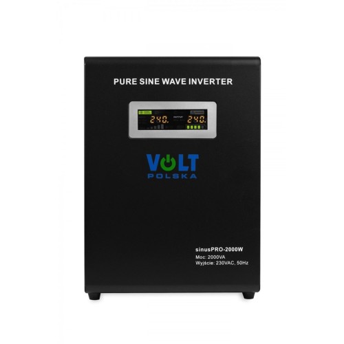 PRZETWORNICA VOLT POLSKA SINUSPRO-2000W 24V 1400/2000W