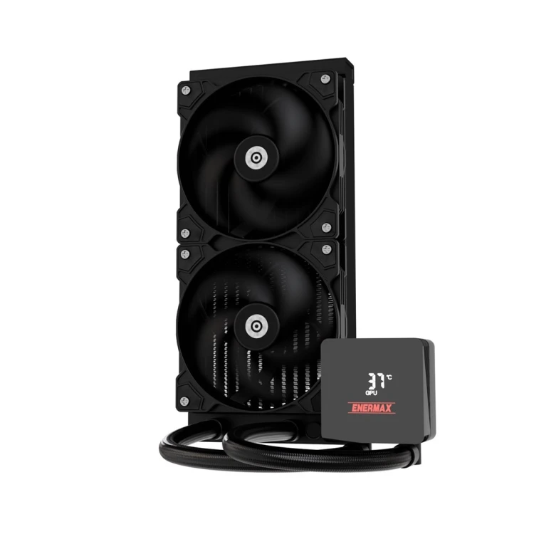 Enermax ELC-LMIV240-SF system chłodzenia komputerów Procesor Chłodnica cieczy all-in-one 12 cm Czarny