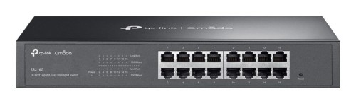 TP-Link Omada ES216G łącza sieciowe Zarządzany L2 Gigabit Ethernet (10/100/1000) Czarny