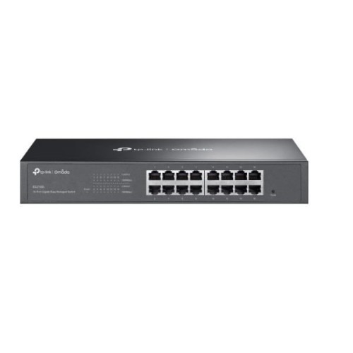 TP-Link Omada ES216G łącza sieciowe Zarządzany L2 Gigabit Ethernet (10/100/1000) Czarny