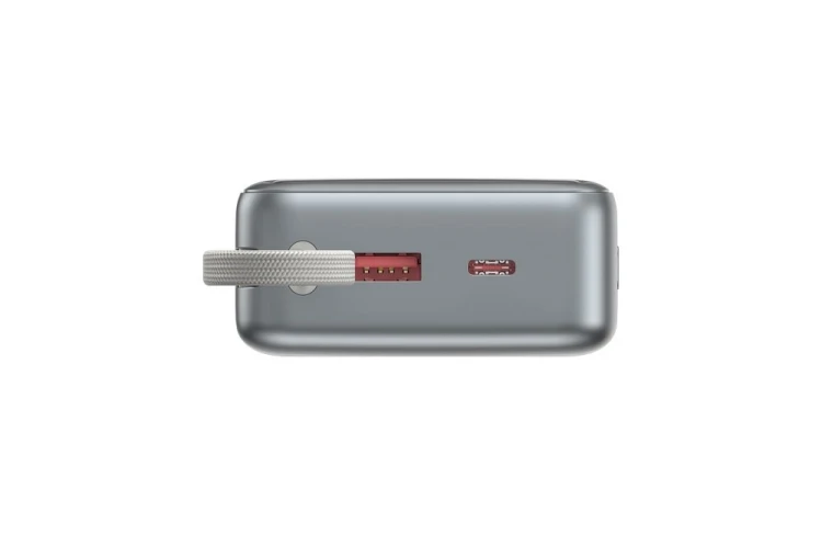 GEMBIRD POWERBANK Z SZYBKIM ŁADOWANIEM 65 W I ZINTEGROWANYMI KABLAMI 20000 MAH, CZARNY