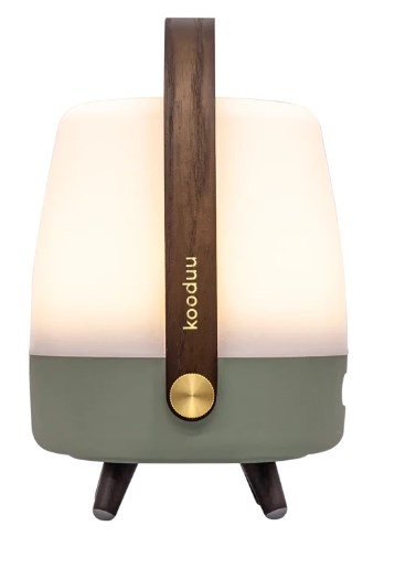 Kooduu Lite-up PLAY Mini Głośnik mono przenośny Zielony, Biały, Drewno 8 W