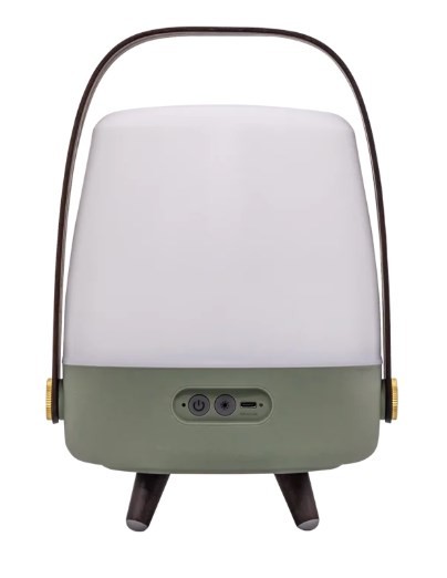 Kooduu Lite-up PLAY Mini Głośnik mono przenośny Zielony, Biały, Drewno 8 W