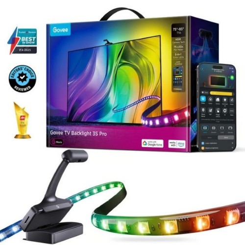 Govee TV Backlight Taśma LED do telewizora 75-85 cali, AI, RGBWWIC, Wi-Fi, Bluettoth R2A81