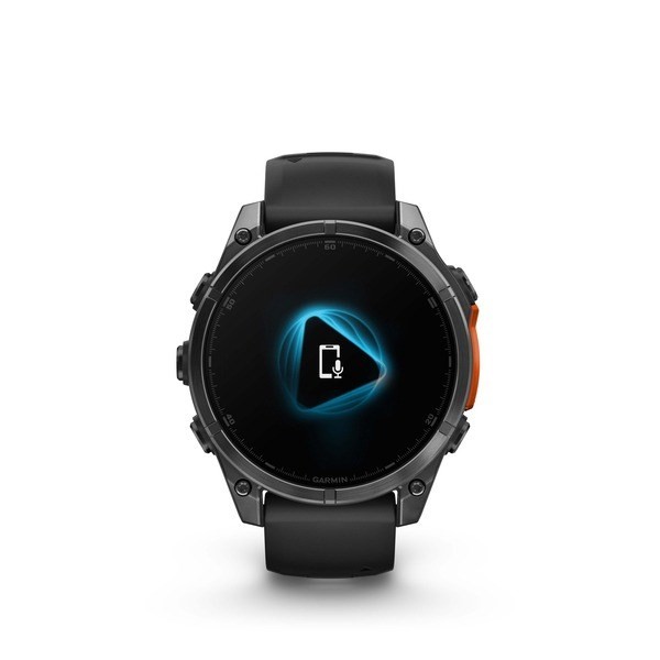 Garmin Fenix 8 3,56 cm (1.4") AMOLED 47 mm Cyfrowy 454 x 454 px Ekran dotykowy Czarny Wi-Fi GPS