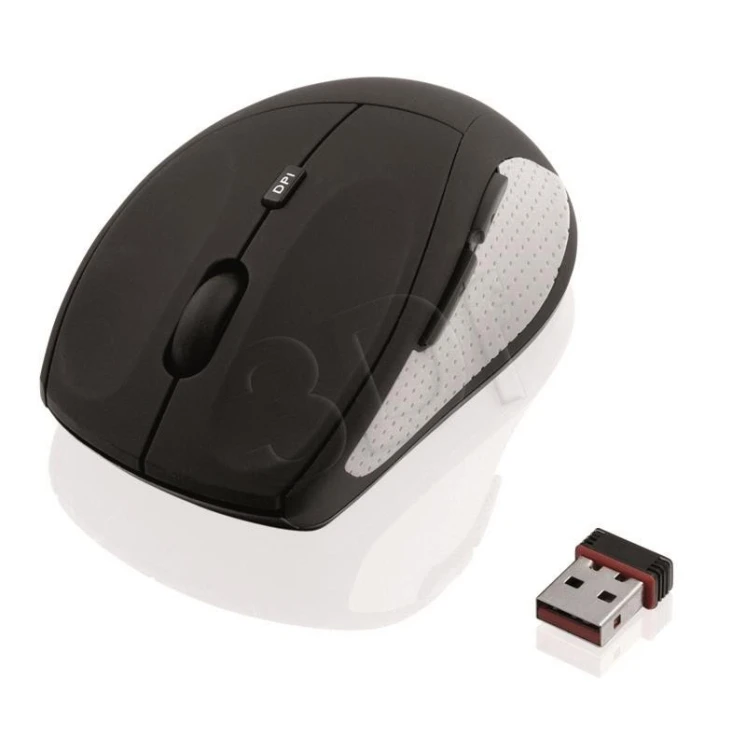 Mysz IBOX JAY PRO OPTYCZNA BEZPRZEWODOWA USB IMOS603 (optyczna; 1600 DPI; kolor czarny)