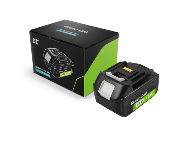 Akumulator zamiennik Green Cell BL1830 do elektronarzędzi Makita LXT 18V 3Ah
