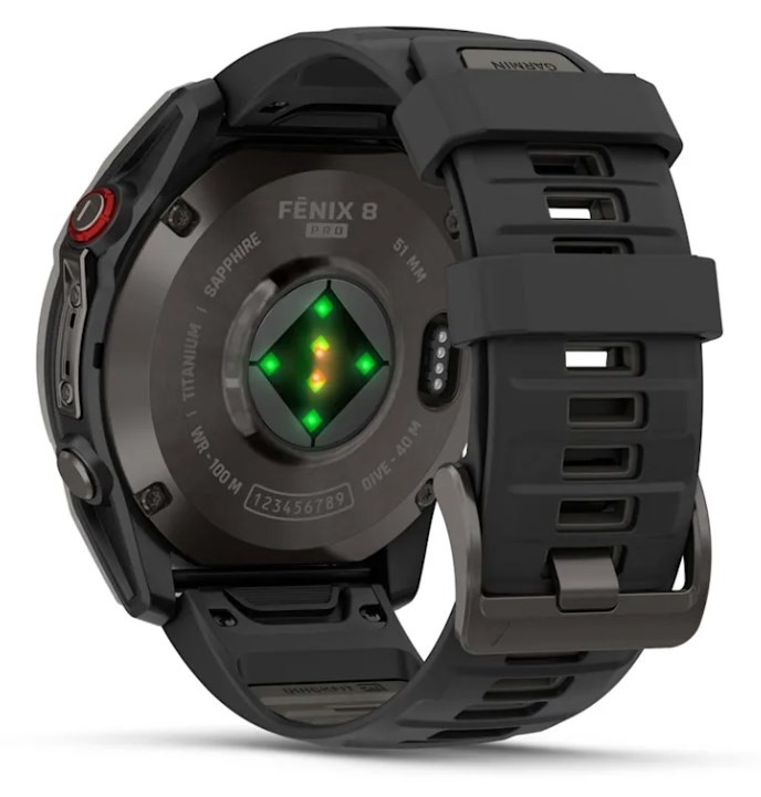 Garmin Fenix 8 Pro 51 mm AMOLED Black 3,56 cm (1.4")
