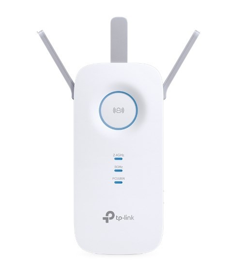 TP-Link RE450 przedłużacz sieciowy Nadajnik sieciowy Biały 10, 100, 1000 Mbit/s