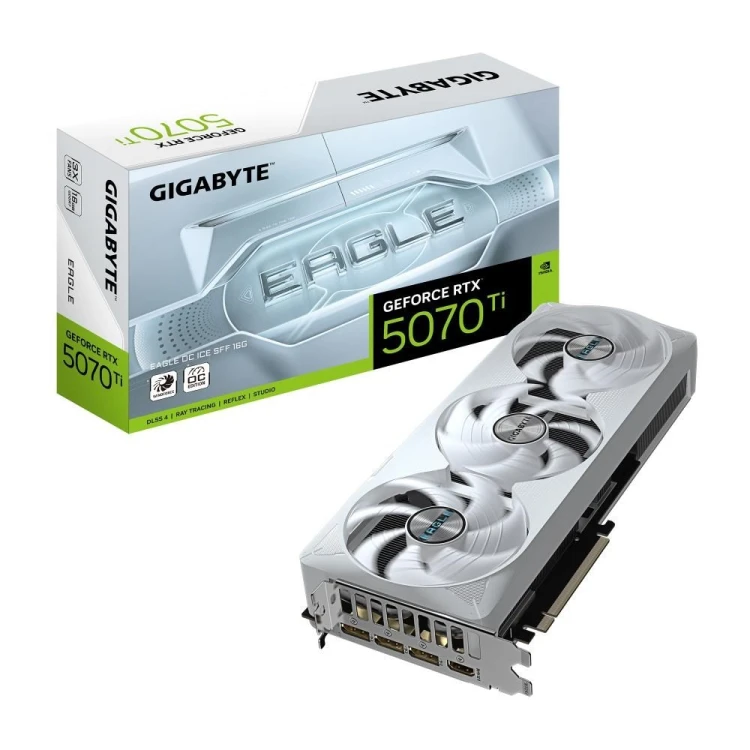 GIGABYTE GeForce RTX 5070 Ti EAGLE OC ICE SFF 16G NVIDIA 16 GB GDDR7
