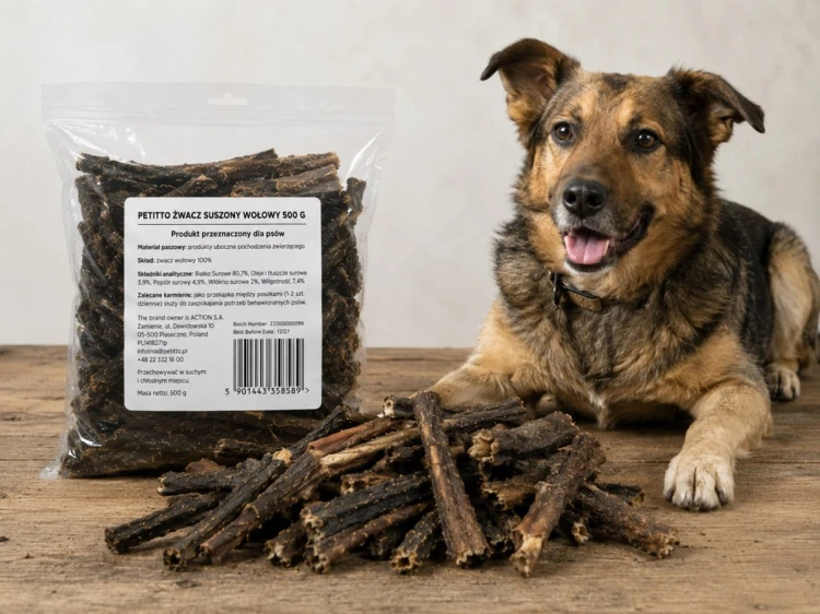 PETITTO Żwacz suszony wołowy 500g