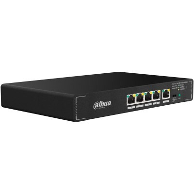 Dahua Technology SMG1005 przełącznik sieciowy Nie zarządzany 2.5G Ethernet (100/1000/2500) Czarny