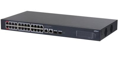 Dahua Technology CS4228-24GT-240 przełącznik sieciowy Zarządzany L2 Gigabit Ethernet (10/100/1000) Obsługa PoE Czarny