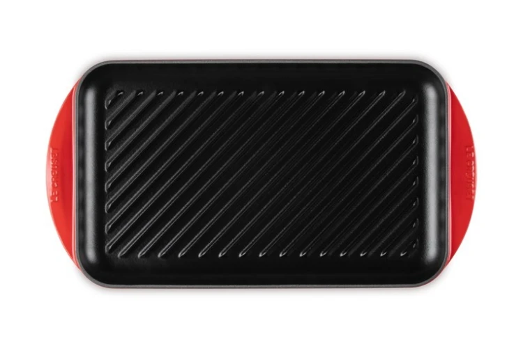 Le Creuset Płyta grillowa bardzo duża 47x25x32cm wiśniowa