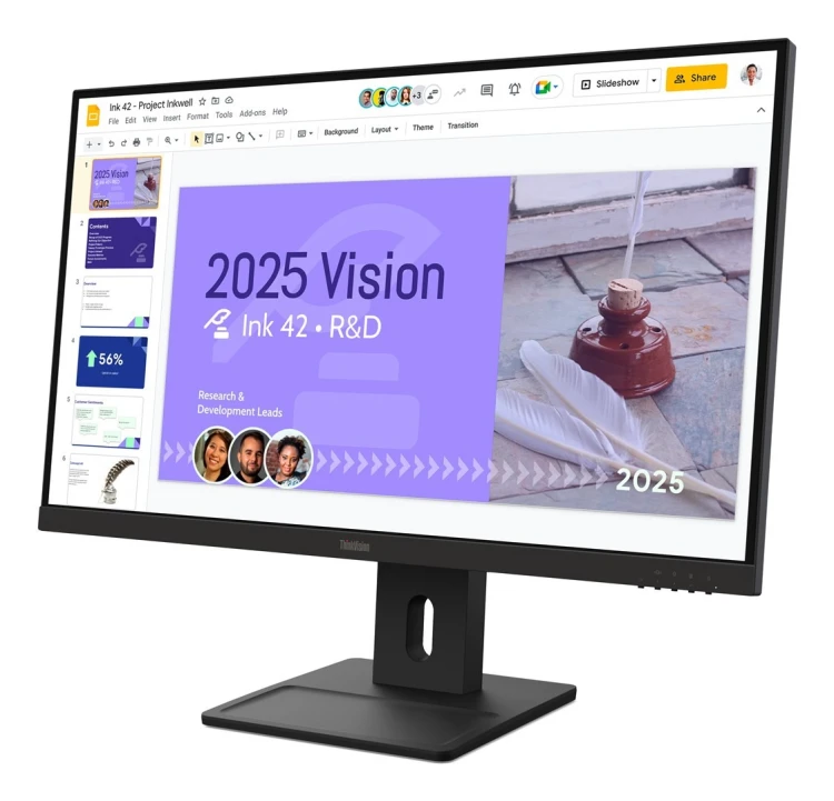 Lenovo ThinkVision E27Q-40 monitor komputerowy 68,6 cm (27") 2560 x 1440 px Quad HD LCD Czarny