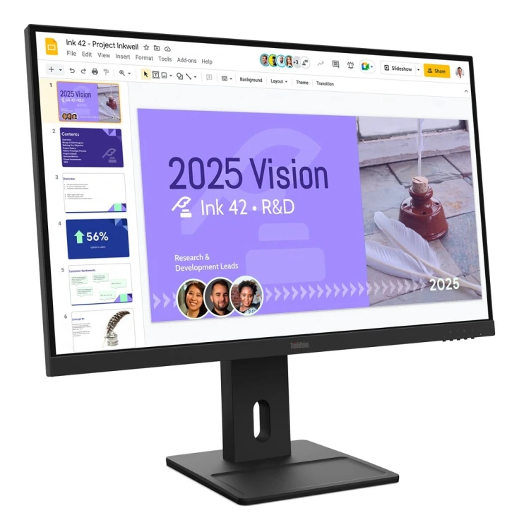 Lenovo ThinkVision E27Q-40 monitor komputerowy 68,6 cm (27") 2560 x 1440 px Quad HD LCD Czarny
