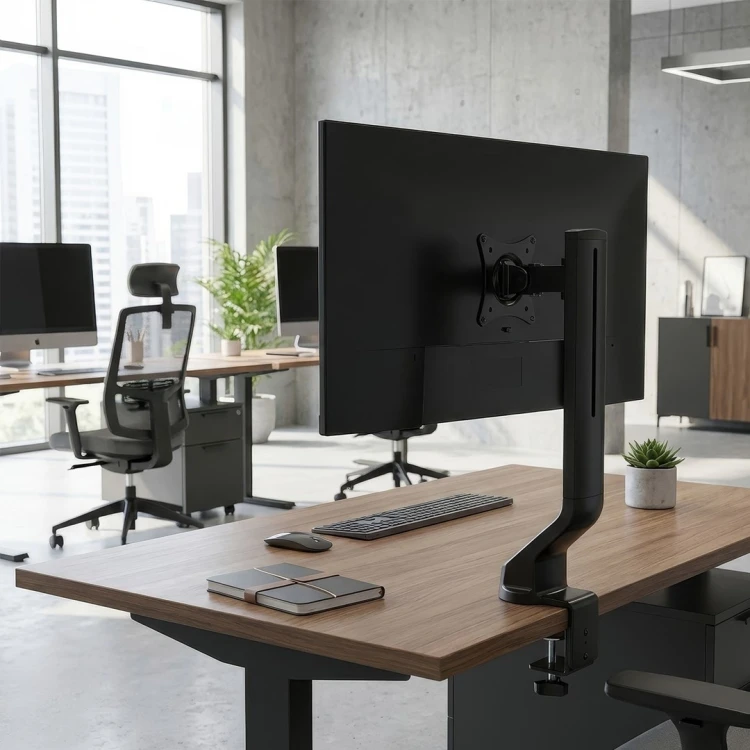 Uchwyt biurkowy do monitora Maclean MC-853 (biurkowy; 17" - 32"; max. 8kg)