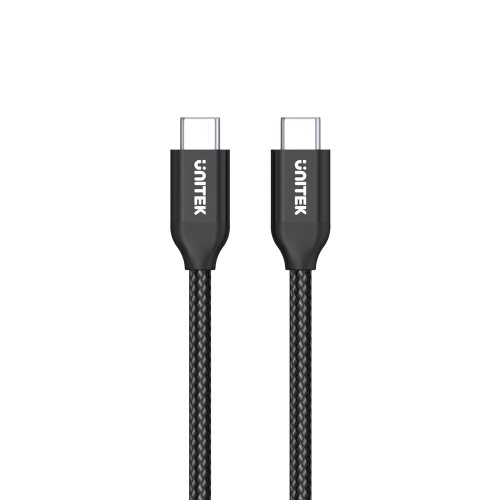 UNITEK KABEL USB-C - USB-C, PD 100W, C14059BK