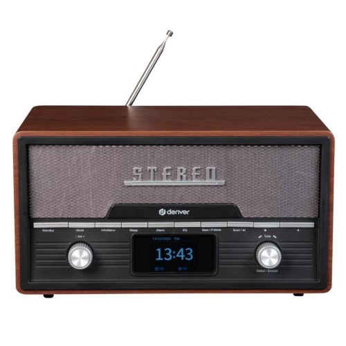 Denver MDA-525DW Osobisty odtwarzacz CD Drewno