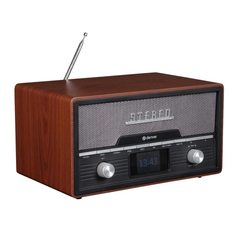 Denver MDA-525DW Osobisty odtwarzacz CD Drewno