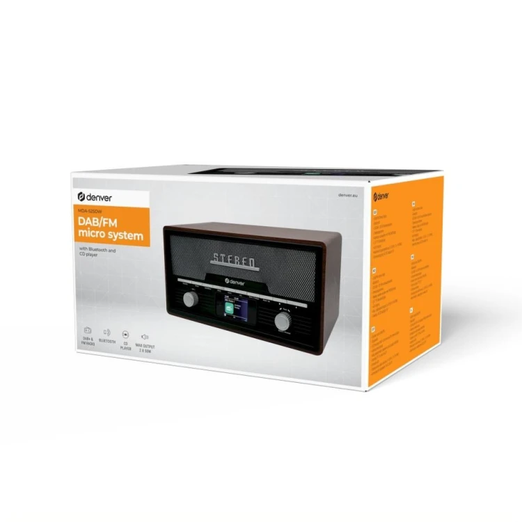 Denver MDA-525DW Osobisty odtwarzacz CD Drewno