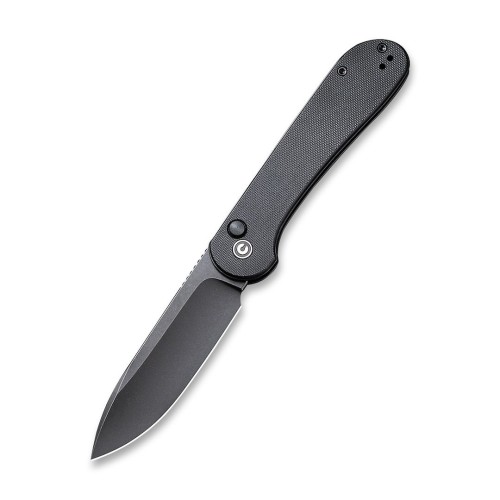 Nóż CIVIVI Button Lock Elementum All Black G10 C2103A