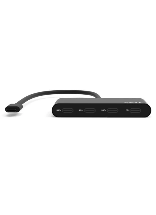 Port Designs 900147 huby i koncentratory USB Type-C 5000 Mbit/s Czarny