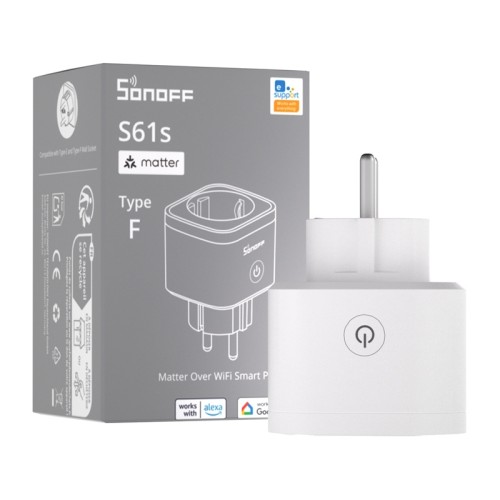 Wtyczka zewnętrzna SONOFF S61s Matter prze WiFi
