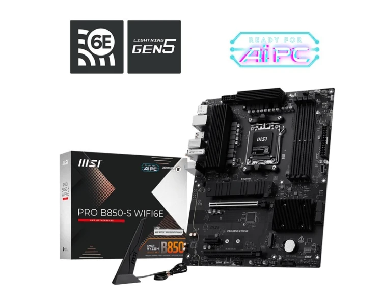 MSI PRO B850-S WIFI6E płyta główna AMD B850 Gniazdo AM5 ATX