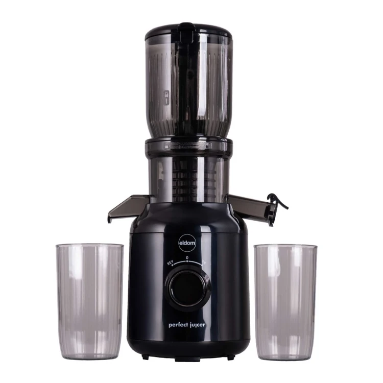ELDOM WYCISKARKA WOLNOOBROTOWA PJ350 250 W CZARNA DWA FILTRY NOWEJ GENERACJI HEAVY PRESS