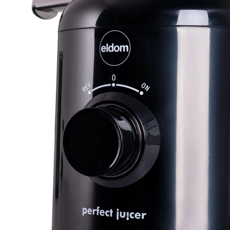 ELDOM WYCISKARKA WOLNOOBROTOWA PJ350 250 W CZARNA DWA FILTRY NOWEJ GENERACJI HEAVY PRESS