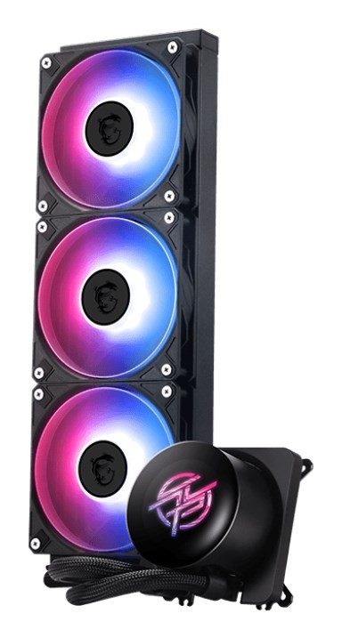 MSI MPG CORELIQUID P13 system chłodzenia komputerów Procesor Chłodnica cieczy all-in-one 12 cm Czarny 1 szt.