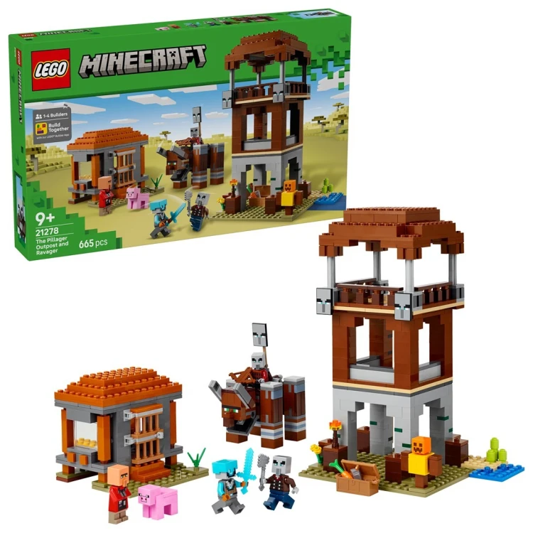 LEGO MINECRAFT 21278 Kryjówka rozbójników i dewastatorów
