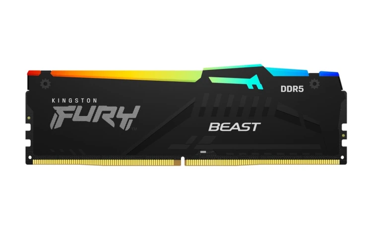 KINGSTON DDR5 64GB 5600MT/s CL40 DIMM KITx2 FURY Beast RGB