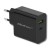 QOLTEC ŁADOWARKA SIECIOWA 42W | 5-20V | 2.25-3A | USB TYP C PD | USB | CZARNA
