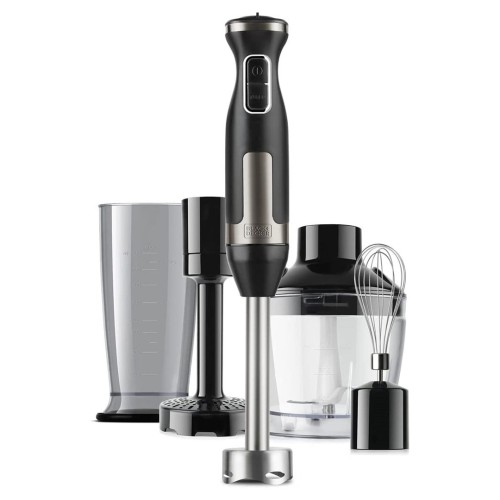 Blender ręczny Black+Decker BXHBA1500E 1500W | 20 poziomów prędkości | 4 funkcje | 55 x 60 x 220 mm