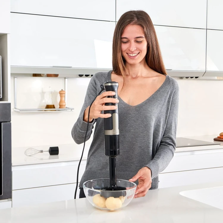 Blender ręczny Black+Decker BXHBA1500E 1500W | 20 poziomów prędkości | 4 funkcje | 55 x 60 x 220 mm
