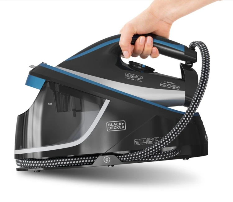 Generator pary Black+Decker BXSS2401E 2400W | 1,5l | tryb ECO | filtr antywapienny
