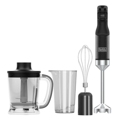 Blender ręczny Black+Decker BXHBA1501E 1500W | 3 funkcje | technologia bezstopniowa