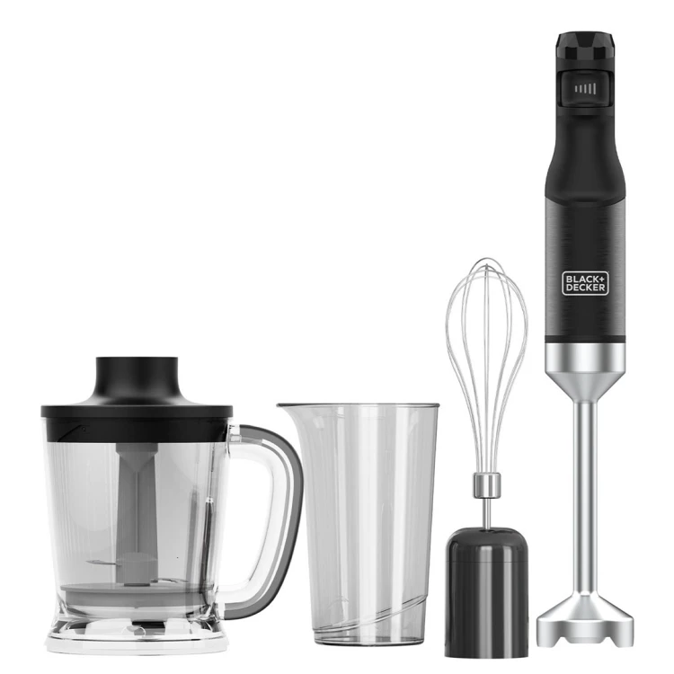 Blender ręczny Black+Decker BXHBA1501E 1500W | 3 funkcje | technologia bezstopniowa