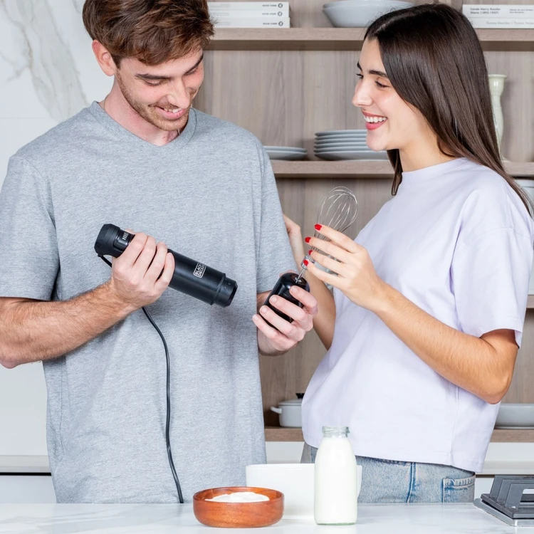 Blender ręczny Black+Decker BXHBA1501E 1500W | 3 funkcje | technologia bezstopniowa