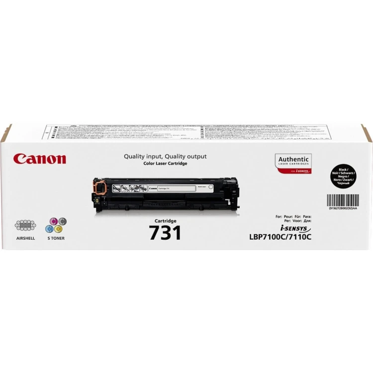 Canon 731 kaseta z tonerem 1 szt. Oryginalny Czarny