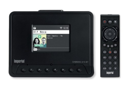 Telestar IMPERIAL DABMAN i410 BT Internet Analogowe i cyfrowe Czarny