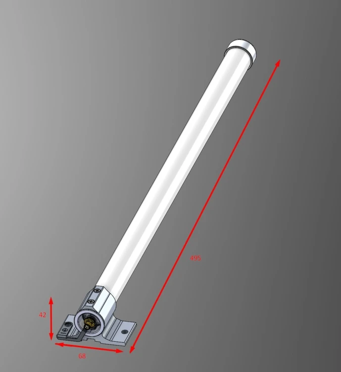 Antena dookólna Mikrotik 868 Omni SMA 6,5 dBi