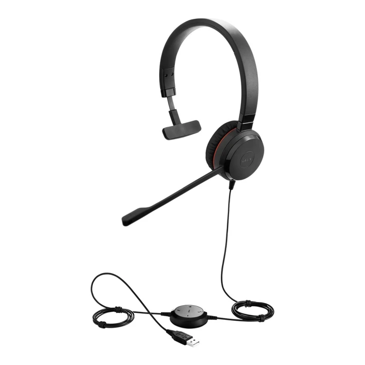 Zestaw słuchawkowy Jabra Evolve 30 II Przewodowa Opaska na głowę Biuro/centrum telefoniczne Czarny
