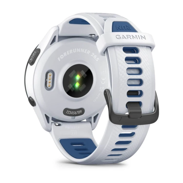Zegarek Garmin Forerunner 265, 46mm AMOLED Mleczny Kwarc